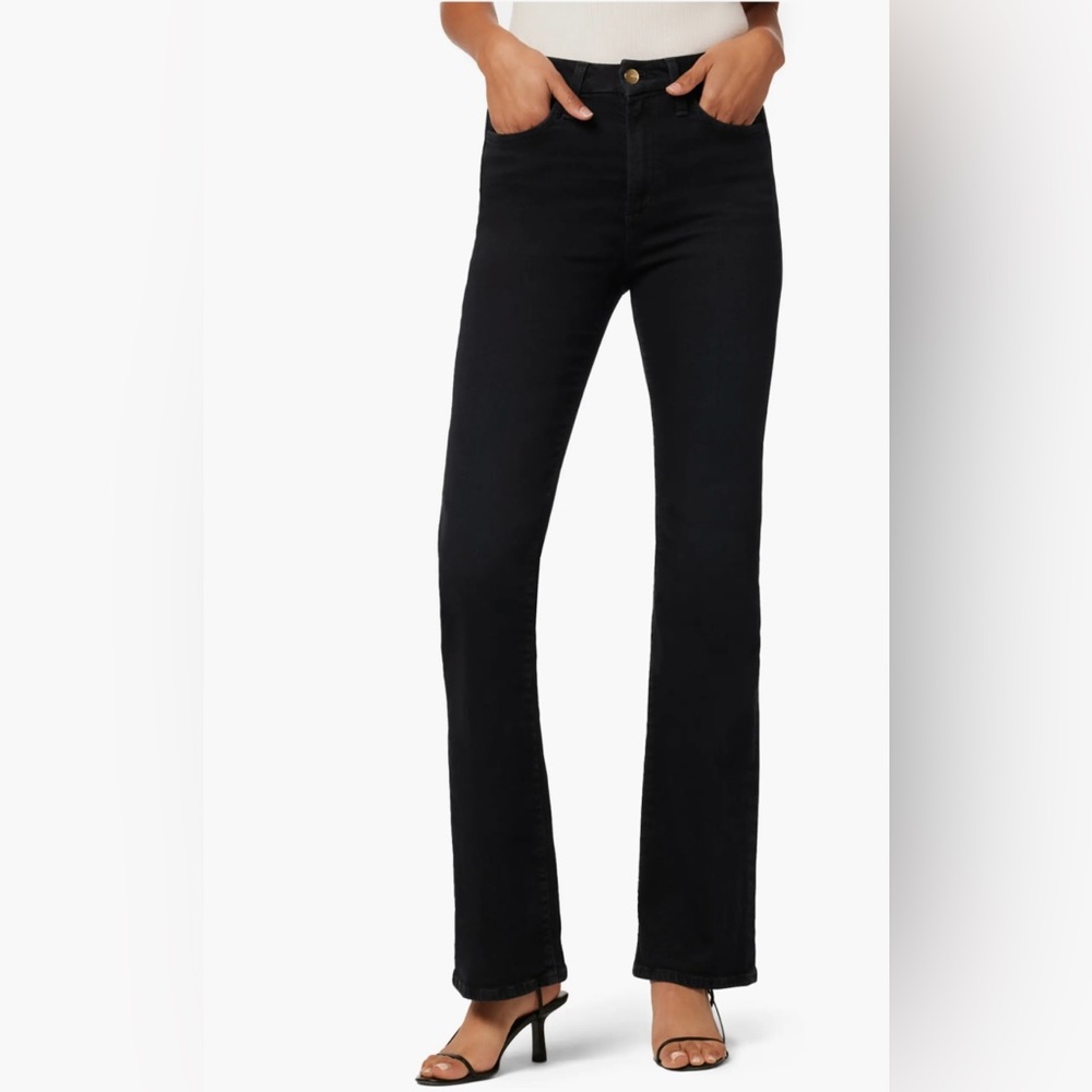 JOE'S JEANS Hi Rise Honey Curvy Bootcut Jeans in Black Size 28 with stretch